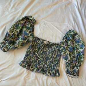 Floral Smocked Women's Top | For Love and Lemons